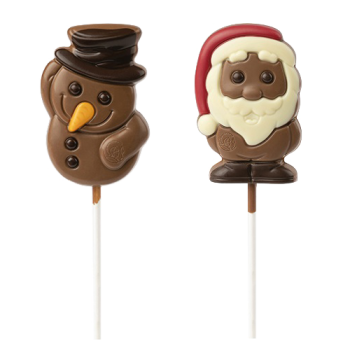 Lollipop Bonhomme de neige / Père Noël